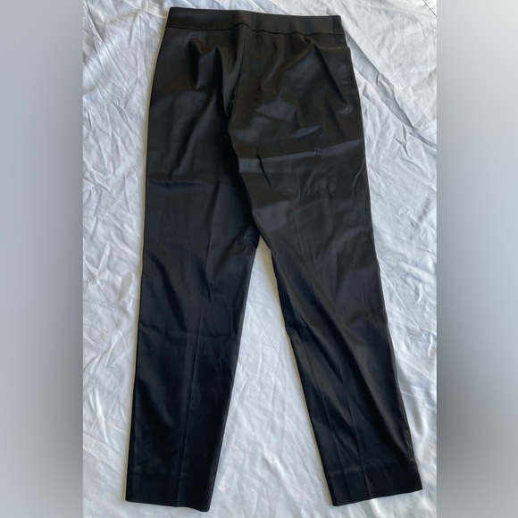 TALBOTS Satin Pants Curvy Womens Size 4 Side Zip Black 2000s Y2K Evening Glam - Picture 15 of 15